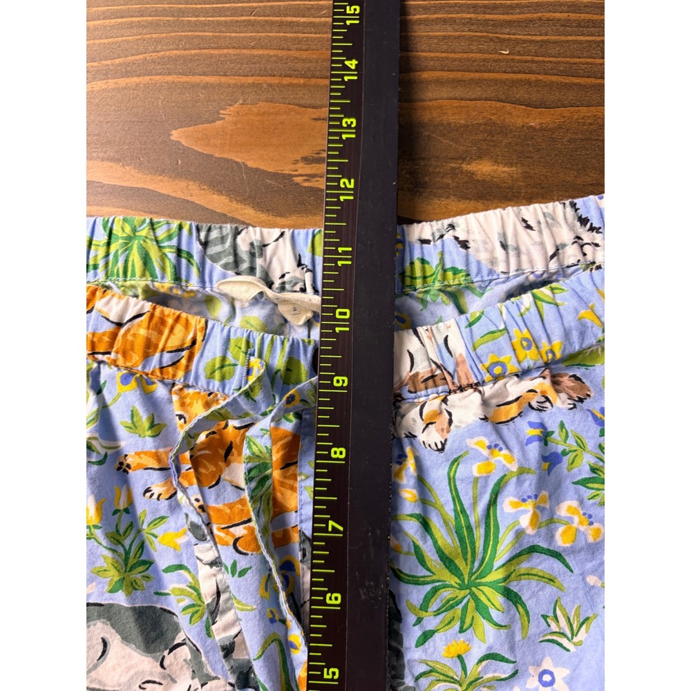 Printfresh Pajama Pants Womens S Blue Must Love Cats Print Cotton Lounge - Picture 11 of 13